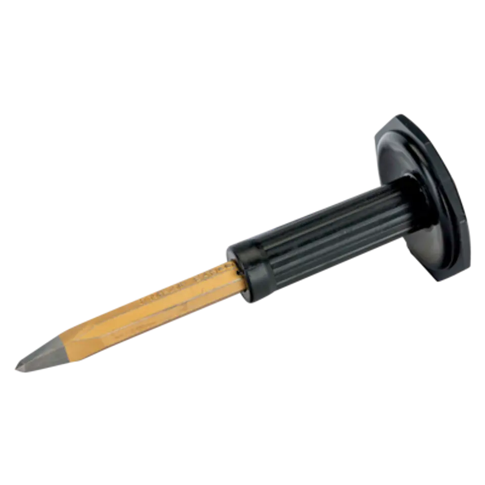 Cincel de punta con mango octogonal y protección, 300 mm Bahco 3739H-300 1