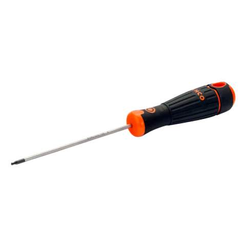 Destornillador hexagonal de bola BahcoFit con mango de goma (6 x 125 mm) Bahco B143.060.125