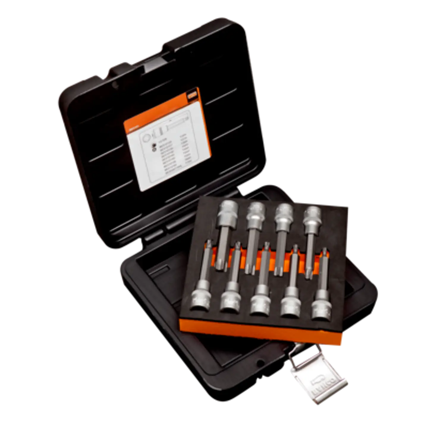 Juego de 9 vasos de 1/2 con punta TORX®, inviolables Bahco BE5101 1