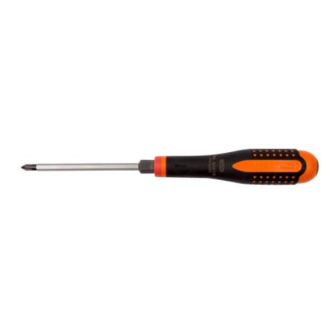 Destornillador Phillips de varilla pasante ERGO™ con mango anti-impacto (PH1 x 100 mm) Bahco BE-8610TB