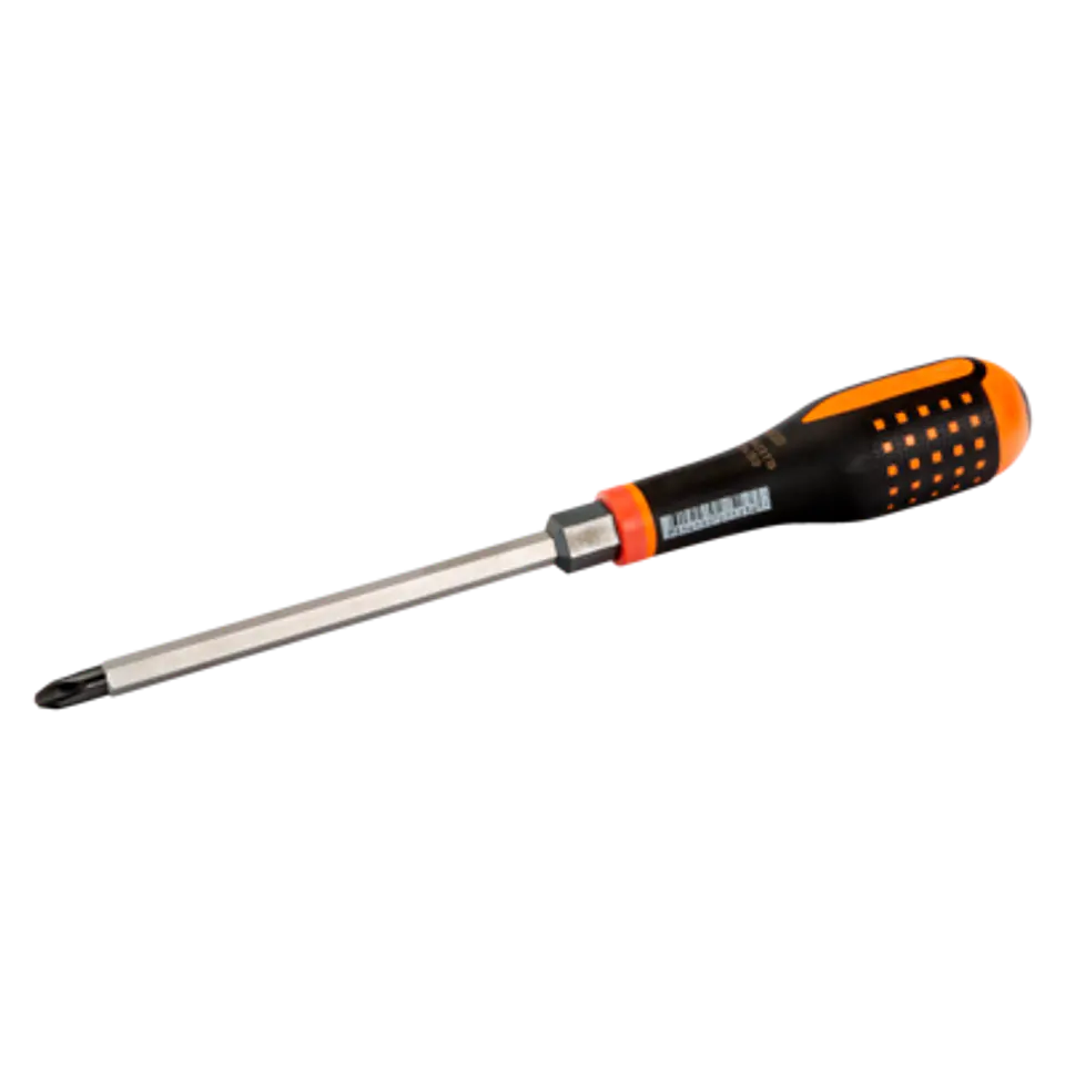 Destornillador Phillips de varilla pasante ERGO™ con mango anti-impacto (PH4 x 175 mm) Bahco BE-8624TB 1
