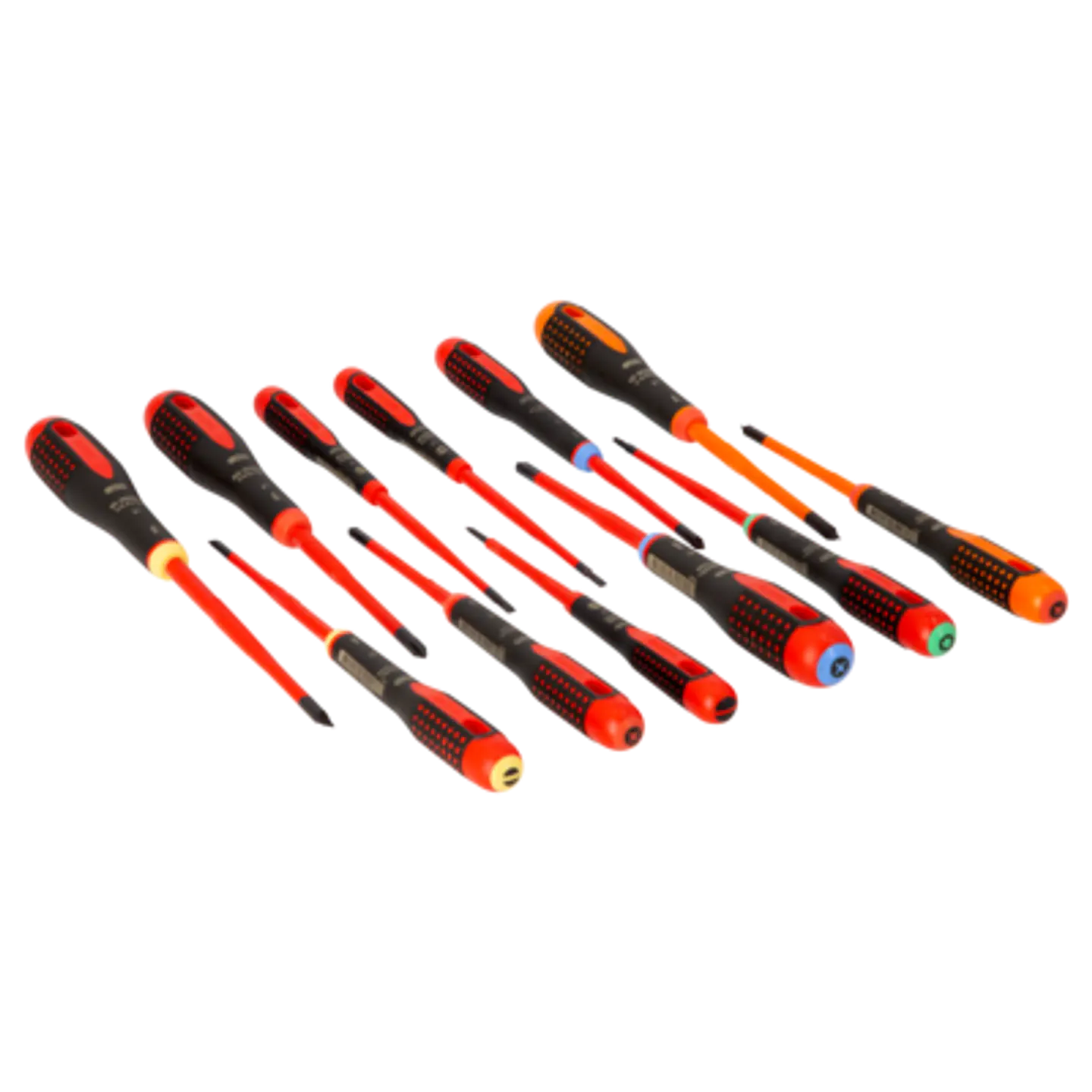 Juego de destornilladores aislados VDE Slim ERGO™ con mango de tres componentes, 12 mm: 12 unidades Bahco BE-9878SL 1