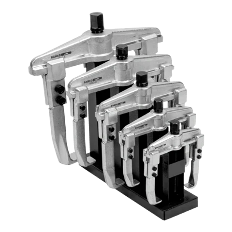 Juego de extractor universal de 2 garras, en display, con acabado galvanizado Bahco 4532ST/5