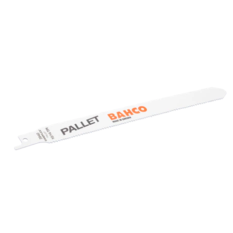 Hoja de sable bi-metal Sandflex® para la reparación de pallets 10/14 DDP de 228 mm (10 piezas/tubo de plástico) Bahco