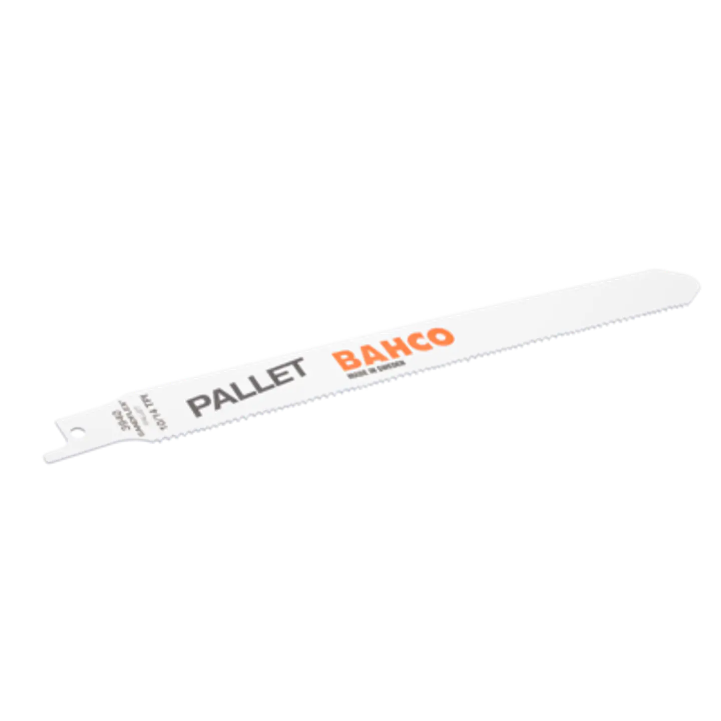 Hoja de sable bi-metal Sandflex® para la reparación de pallets 10/14 DDP de 228 mm (10 piezas/tubo de plástico) Bahco 1