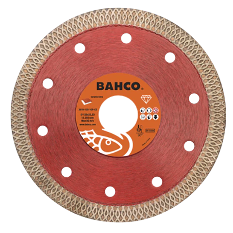 Discos abrasivos de corte de diamante para cerámica y azulejos 125 x 2.0 x 22.23mm Bahco 3917-125-7S-C