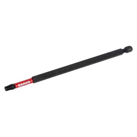Puntas de torsión de impacto y de 1/4" para tornillos de cabeza TORX® T40 de 150 mm (2 piezas/caja de plástico) Bahco 66IM/150T40C-2P