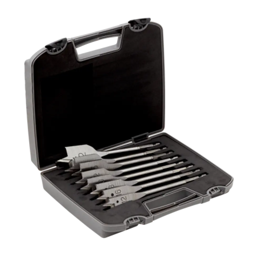Juego de brocas planas para madera, 8 piezas Bahco 9629-SET-8 1