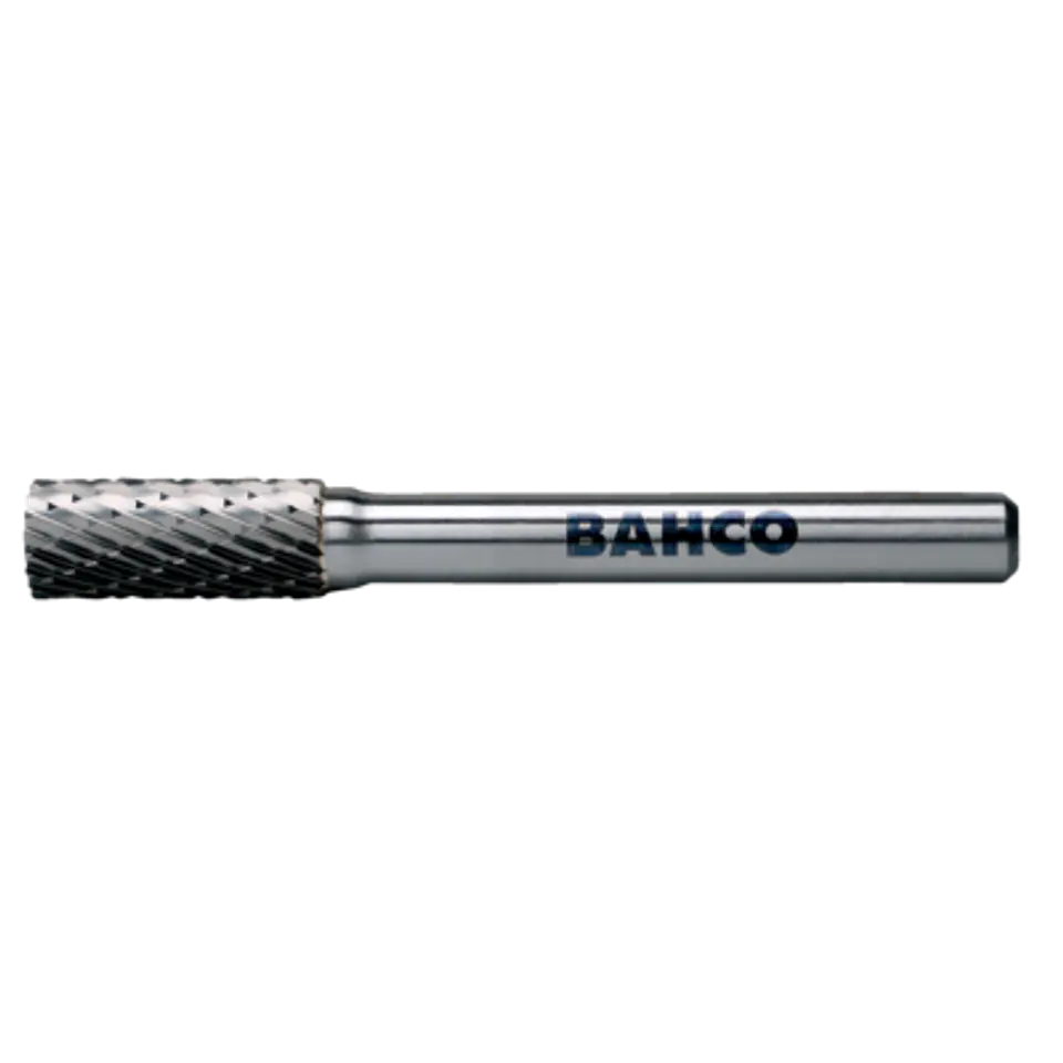 8 mm x 19 mm - Ø6 mm Limas rotativas cilíndricas de carburo de tungsteno para metal corte doble 18/8 Bahco A0820M06X 1