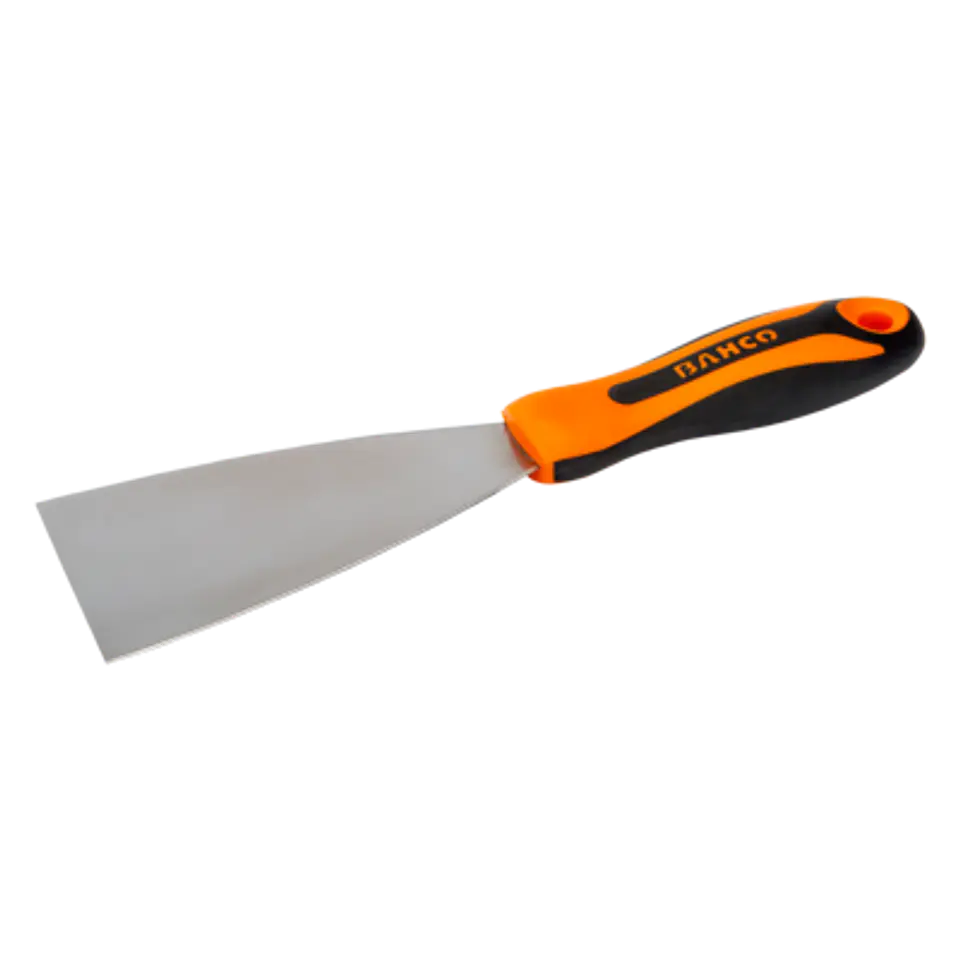 Rasqueta de pintor con hoja de acero inoxidable y mango bi-componente de 40 mm x 220 mm Bahco 216100040 1