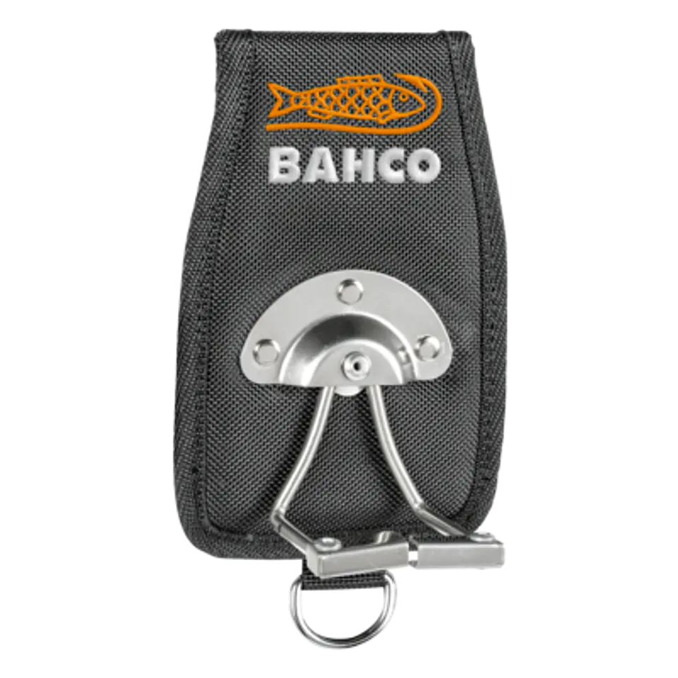 Funda de martillo para cinturón con 1 anilla de seguridad para enganche de lanyardn 120 mm x 70 mm x 180 mm para trabajos en altura Bahco 1