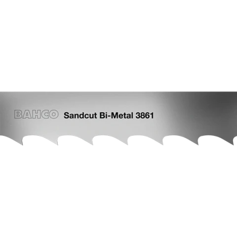 Hoja de sierra de cinta bimetal Sandcut®, 1,15 DPP, 34 mm x 1,1 mm Bahco 3861-34-1.1-H-1.15