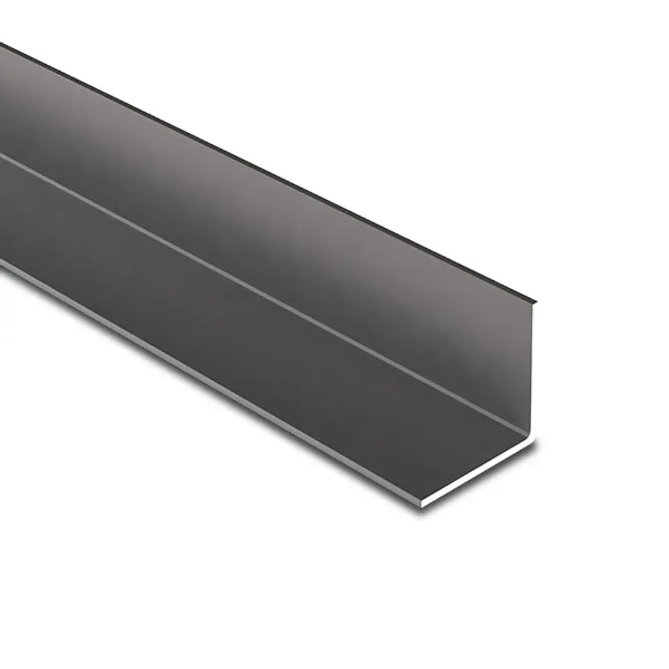 Ángulo plegado acero negro 25x25x2 mm x 6 m Perfimet 1