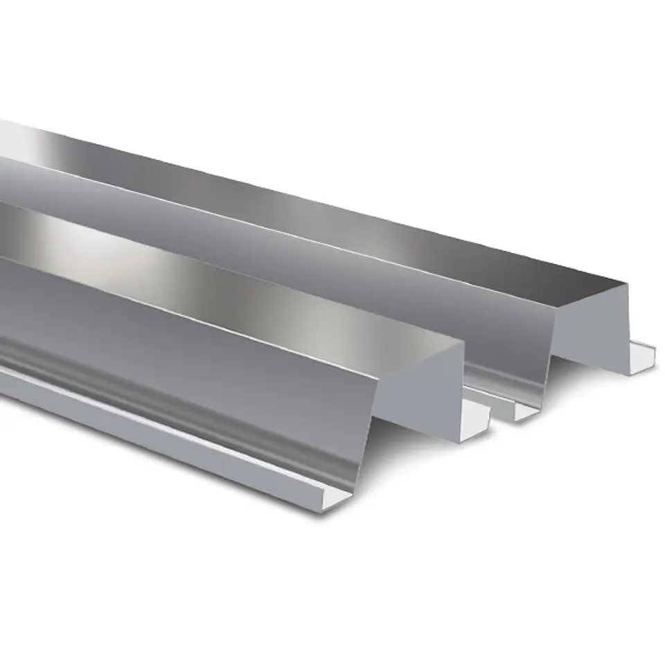 Omega económico galvanizado PERFICON 35x38x15x8x0,50 mm x 3 m Perfimet 1