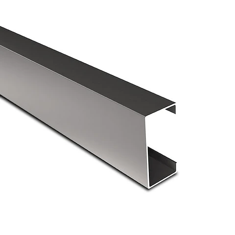 Costanera acero negro 125x50x15x2 mm x 6 m Perfimet