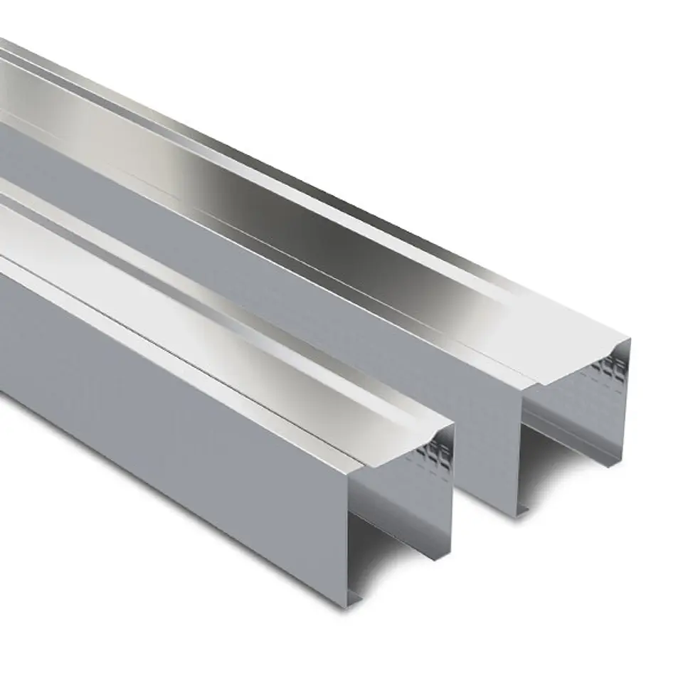 Montante normal galvanizado PERFICON 60x38x6x0,5 mm x 2,4 m Perfimet 1