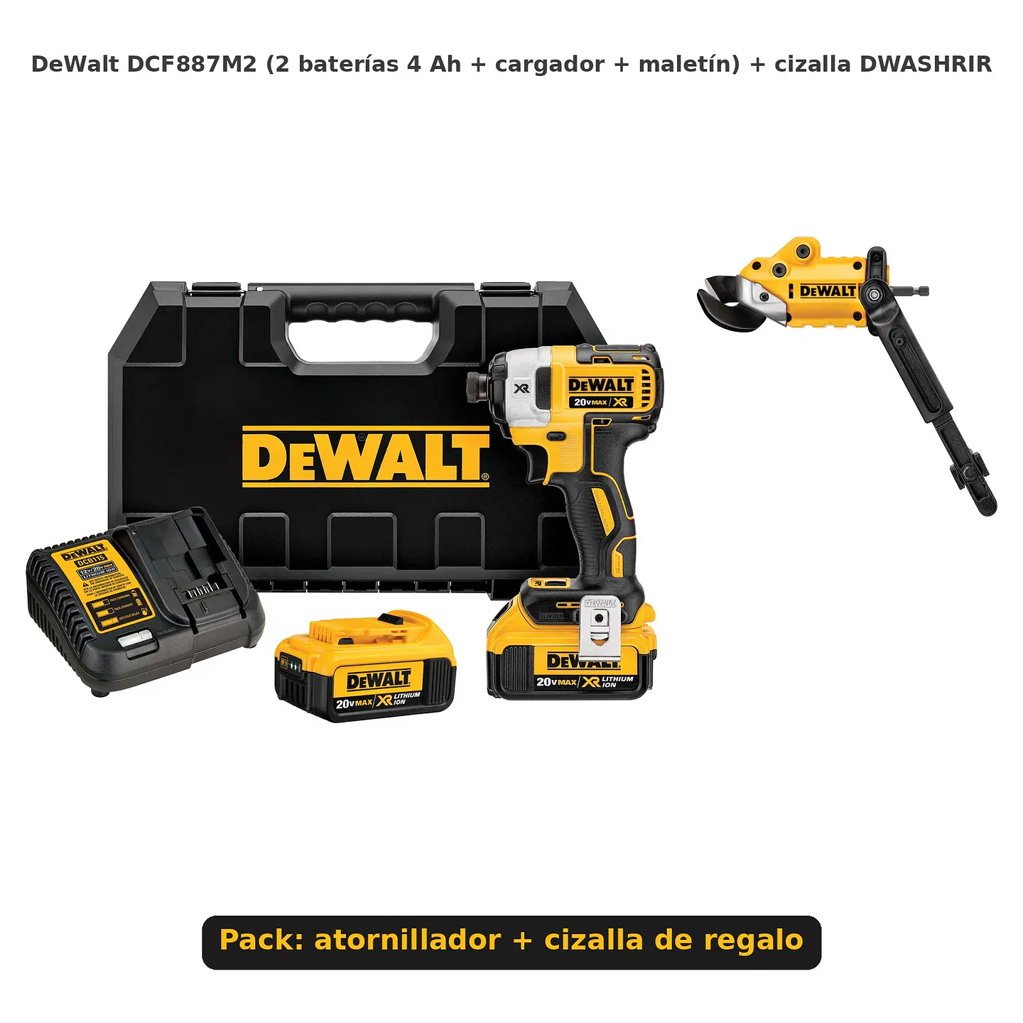 DeWalt Atornillador de Impacto 1/4