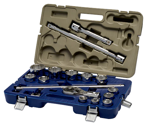 Irimo Juego Dados 3/4" 17 Piezas Métrico 22-50mm (139-17-4)