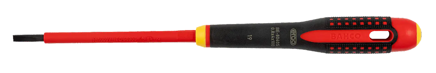 Bahco Destornillador Ergo Plano 0.4x2.5x75 Aislado (BE-8010S) 3
