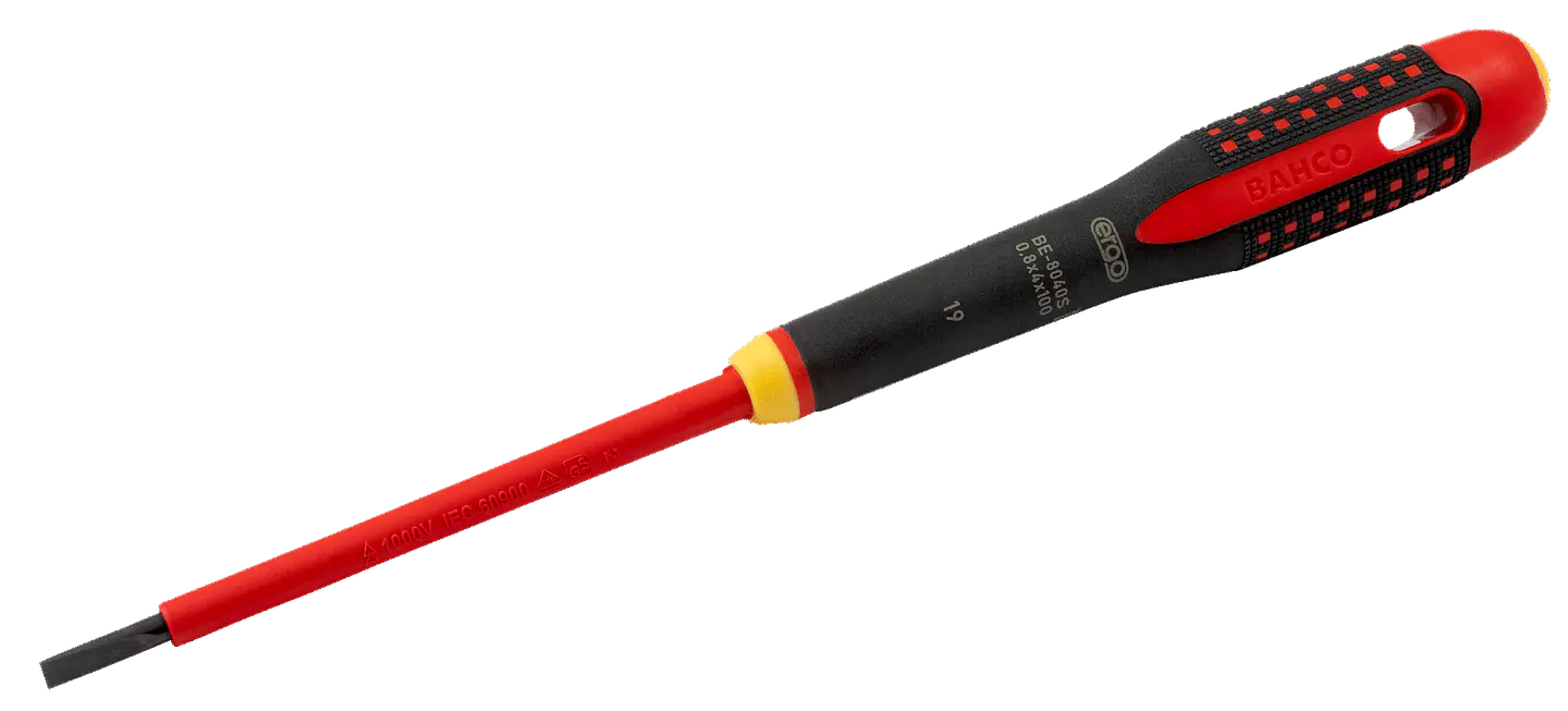 Bahco Destornillador Ergo Plano 1.0x5.5x125 Aislado (BE-8050S) 2