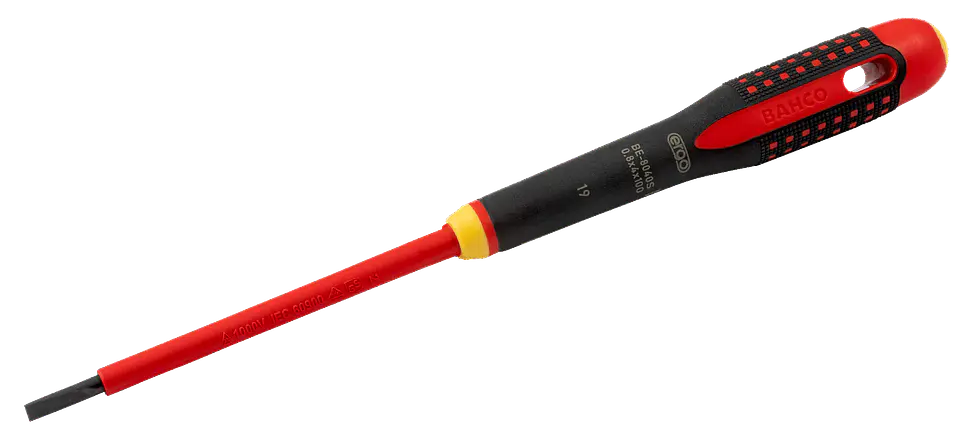 Bahco Destornillador Ergo Plano 0.6x3.5x100 Aislado (BE-8230S) 2
