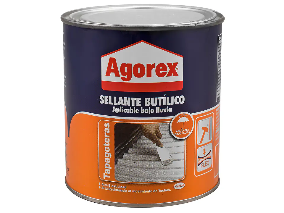 Agorex Tapagoteras Sellante Butílico 900 g 1