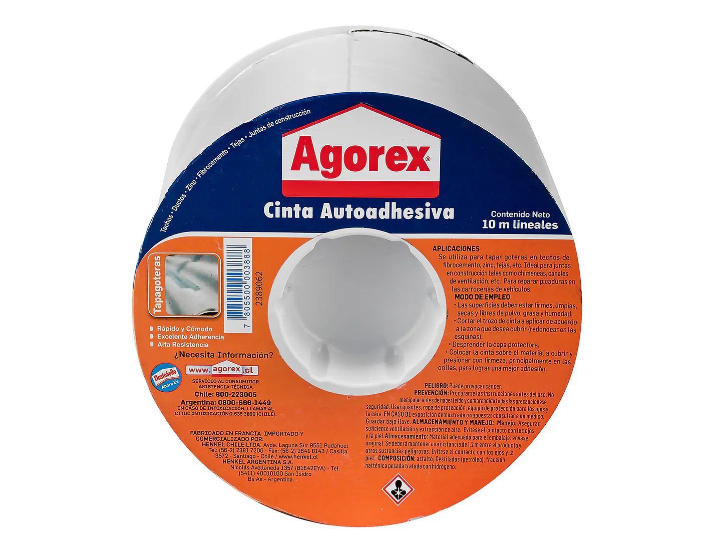 Agorex Cinta Autoadhesiva Tapagoteras 10 m 1