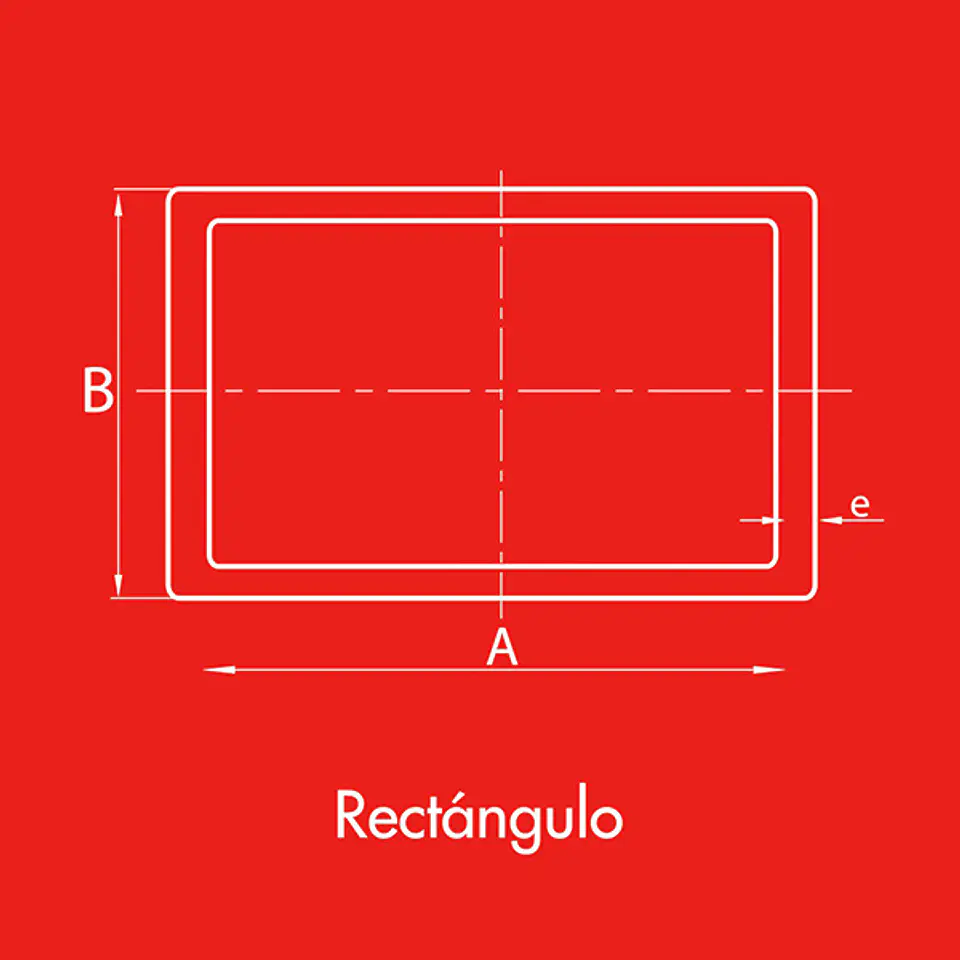 Perfil rectangular acero negro 40x30x2 mm x 6 m Perfimet 2