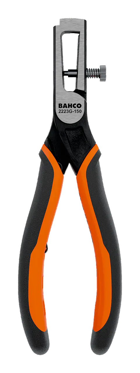 Alicates pelacables ERGO™ con mangos bi-materiales (150 mm) Bahco 2223 G-150