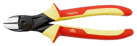 Alicates de corte diagonal ERGO™ con mangos aislados y acabado fosfatado, 180 mm Bahco 2101S-180