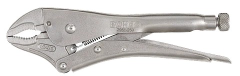 Mordaza grip con mordazas curvadas, 235 mm Bahco 2951-250