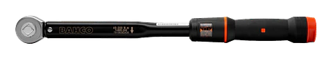 Llave dinamométrica mecánica de disparo ajustable con visor y cabeza de carraca fija con cuadradillo pasante Bahco 74WR-200