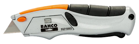 Mini cúter retráctil con agarre de goma de 170 mm Bahco SQZ150003