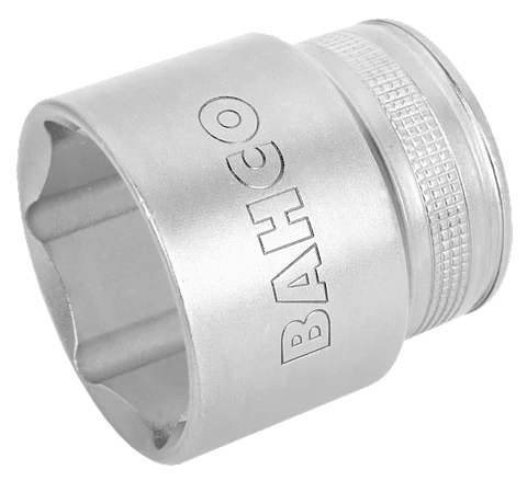 Vaso con cuadrado de 1/2" con perfil hexagonal de 12 mm y acabado pulido fino Bahco 7800SM-12