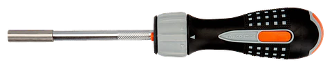 Destornillador hexagonal de 1/4" con luz LED y mango de carraca para Phillips, Pozidriv y ranurados de 135 mm Bahco 808050L