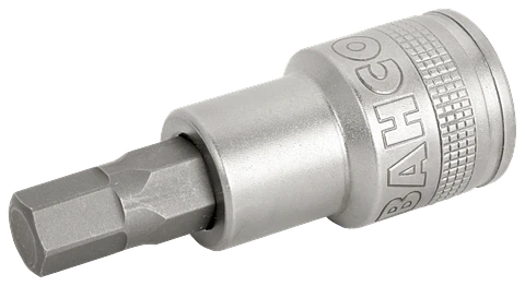 Vaso con punta y cuadrado de 1/2" para tornillos de cabeza hexagonal de 12 mm Bahco 7809M-12