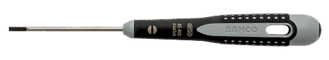 Destornillador de punta recta ranurada ERGO™ con agarre de goma, 0,4 mm x 2,5 mm x 60 mm Bahco BE-8010