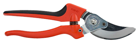 Tijeras de podar de una mano de corte deslizante de 25 mm con mango compuesto de agarre suave y cabezal de corte estrecho de 230 mm Bahco