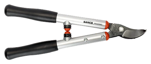 Tijeras de podar de dos manos de corte deslizante súperligeras de 30 mm con mango de aluminio y contrahoja de 400 mm Bahco P114-SL-40