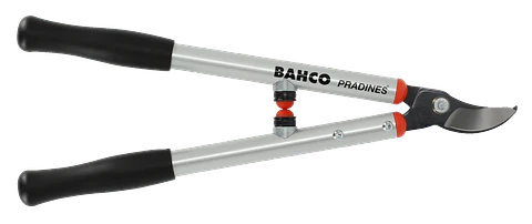 Tijeras de podar de dos manos de corte deslizante súperligeras de 30 mm con mango de aluminio y contrahoja de 500 mm Bahco P114-SL-50