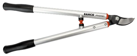 Tijeras de podar de dos manos de corte deslizante súperligeras de 30 mm con mango de aluminio y contrahoja de 600 mm Bahco P114-SL-60