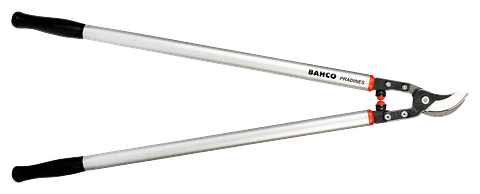 Tijeras de podar de dos manos de corte deslizante súperligeras y largas de 45 mm para uso profesional con mango de aluminio y contrahoja