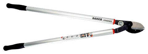 Cizallas de dos manos para uso profesional con palanca y mango de aluminio de 855 mm Bahco P173-SL-85