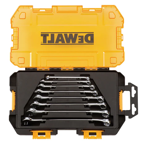 Juego de Llaves Combinadas SAE 8 Piezas 1/4, 5/16, 3/8, 7/16, 1/2, 9/16, 5/8, 11/16 DeWalt