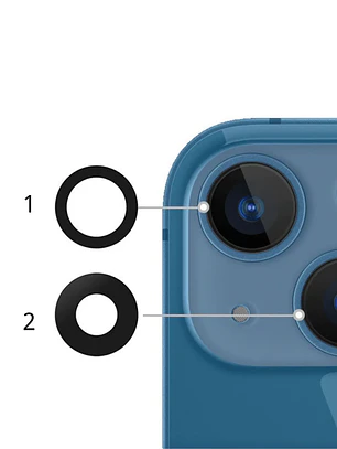 Lentes Camara iPhone 13/13mini Set x2