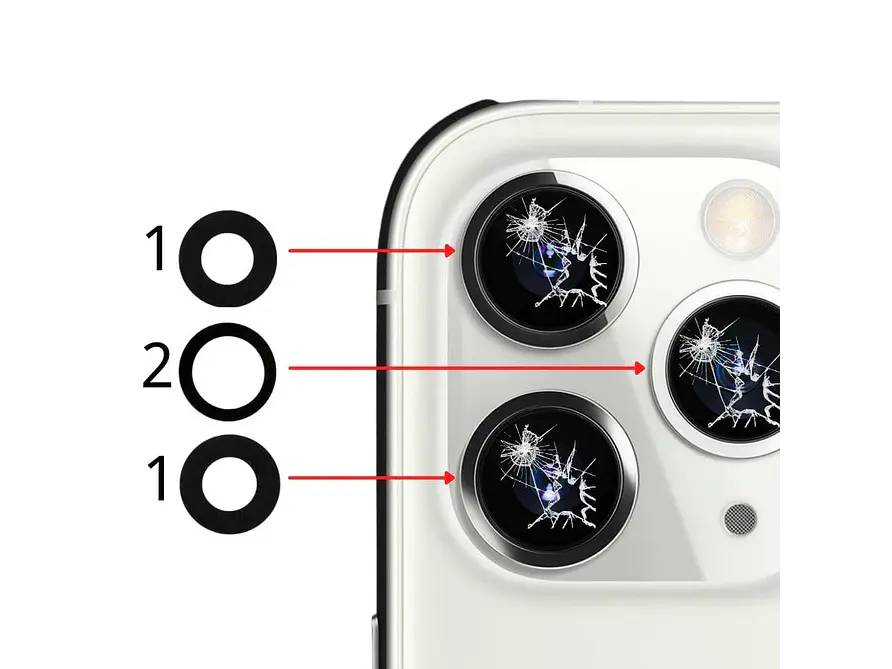 Lentes Camara iPhone 12 /12Pro Max Set X3 1