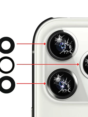 Lentes Camara iPhone 12 /12Pro Max Set X3