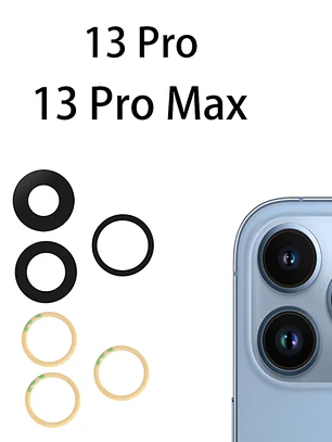 Lentes Camara iPhone 13pro / 13por max Set x3