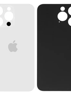 iPhone 14 Pro Vidrio Tapa Trasera Back Glass Plata / Silver 