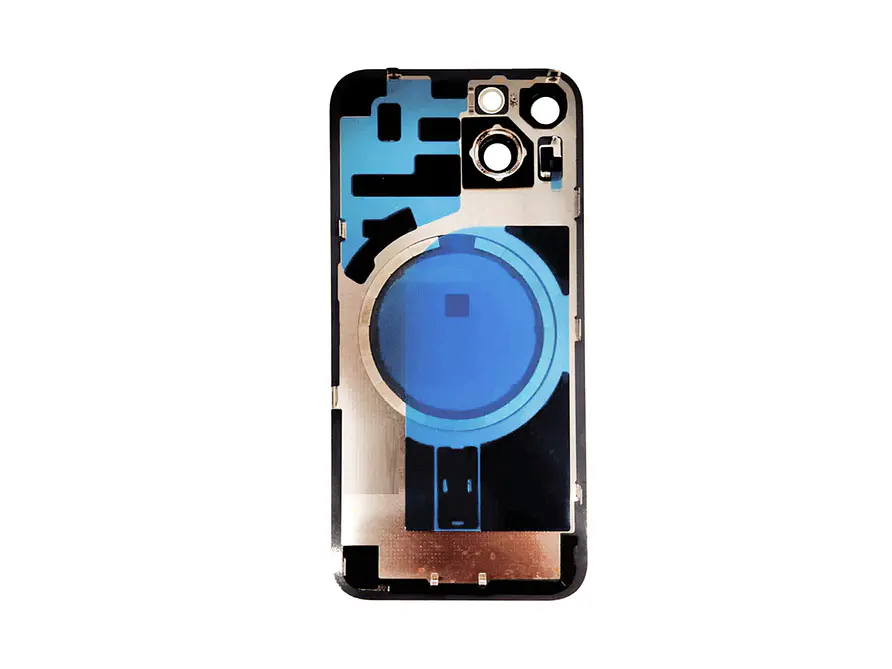 iPhone 14  Vidrio Tapa Trasera Back Glass / Purpura / Purple / Completa con Lamina y Magneto NFC 2